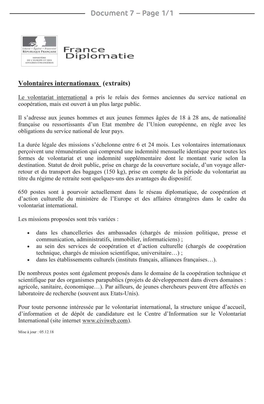 Rédaction d'une lettre administrative - 2020 - Chancellerie